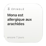 Le véritable widget Épinglé de Nookeon.